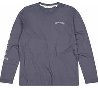 Mons Royale - Yonder M Merino Organic Cotton Long Sleeve Vintage Black de Lana - Talla L - Gris Gris L