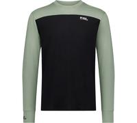 Mons Royale Yotei Merino, camiseta térmica, hombre, verde/negro L(52) Willow / Black