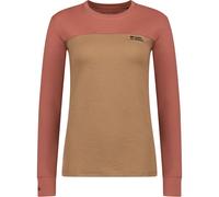 Mons Royale Yotei Merino, camiseta térmica, mujer, rosa/marrón 36(S) Canyon Rose / Toffee
