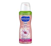 Monsavon Déodorant Anti Transpirant pour Femme Spray Fleur de Cerisier 100 ml