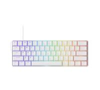MONSGEEK FUN60 Ultra MagMech - Teclado con cable, color blanco