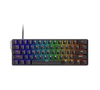 MONSGEEK FUN60 Ultra MagMech - Teclado con cable, color negro