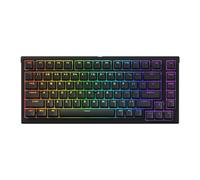 MONSGEEK MG75S HE Teclado magnético para juegos de disparo rápido teclado mecánico con cable 75% con interruptor Kailh 8K negro brillante (rosa kailh)