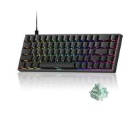 MONSGEEK Teclado FUN68 HE de Disparo rápido,Tiempo de Respuesta de 0,005mm,frecuencia de sondeo de 8000 Hz,Teclado para Juegos RGB con Cable del 65% con interruptores magnéticos antirreflejos (Negro)
