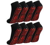 Monsieur Bébé - Lote de 8 pares de calcetines antideslizantes - 100% poliéster - Niño
