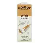 MONSOY 267775 Bebida DE Avena+ALMENDRAS Bio 1 L, Estándar, Único