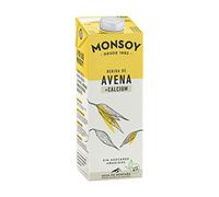 Monsoy - Bebida Ecológica de Avena con Calcio - Caja de 4 x 1L