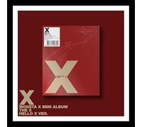 MONSTA X - HELLO X Ver. MONSTA X THE X 13th Mini Album R+Book+Lyric+Book Mark+Photo+2 Card+POB+GIFT