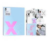 MONSTA X - MINI ALBUM [THE X] (XX Ver.) Out Cover + Photo Book + Lyric Paper + Bookmark + CD-R + 4 Extra Photocards