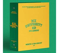 MONSTA X - MONSTA X 2021 FAN-CONCERT MX UNIVERSITY DVD. 4 DISC(DVD CD/about 482mins)+166p Photo Book+2 Sticker+1 Envelope +1 Book Mark Set(1set 6ea)+1 Photo Card Set(1set 6ea)+1 Folded Poster(On pack)