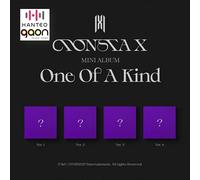 Monsta X - One Of A Kind [Random Ver] (The 9th Mini Album) [Pre Order] CD+Photobook+Folded Poster+Others with Tracking, Extra Decorative Stickers, Photocards