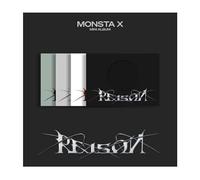 MONSTA X Reason 12th Mini álbum CD + libro de fotos + libro de letras + tarjeta fotográfica + tarjeta fotográfica + POB + seguimiento (aleatorio)