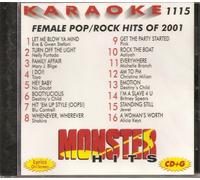 Monster #115 Karaoke CDG FEMALE POP ROCK HITS of 2001