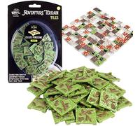 Monster Adventure Terrain - Paquete de expansión de azulejos de piña de hierba de 50 piezas, juego de azulejos pintados de 1 x 1 pulgadas, fácil a presión crea un terreno de mesa increíble en minutos, personaliza tus mazmorras de D y Pathfinder a tu manera