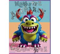 Monster Alphabet: Coloring book