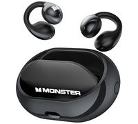 Monster Auriculares abiertos AC600, Bluetooth 5.4 inalámbricos con estéreo de alta fidelidad, auriculares de clip con llamada clara ENC, tiempo de reproducción de 21 horas, auriculares inalámbricos