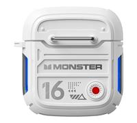 Monster - Auriculares inalámbricos, Bluetooth 5.3, calidad de sonido Hi-Fi, control táctil, diseño ergonómico in-ear (blanco)