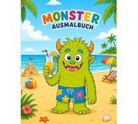Monster Ausmalbuch für Kinder ab 4 Jahren: Monster Ausmalbuch für Kinder ab 4 Jahren - Lustige und freundliche Monster zum Ausmalen | Kreativer Malspaß für Jungen und Mädchen