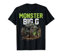 Monster Big G Monster Truck Día de la Madre Familia a Juego Camiseta