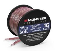 Monster Bobina de cable de altavoz de aluminio recubierto de cobre (CCA) - [50 pies] [calibre 16 AWG]