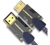 Monster - Cable HDMI de resolución 8K - Vídeo HDR - 48 GBPS - Velocidad flash - Conectores V-Grip - Triple Blindaje - 1,5 metros - Garantizado de por vida - Negro