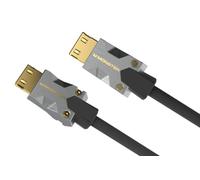 Monster Cable HDMI M1000 de 1,5 m, HDMI 2.0, cable HDMI 4K, cable HDMI de alta velocidad de 22,5 Gbps, HDR, conectores dorados de 24 K, cable de TV, compatible con consolas de juegos, portátiles,