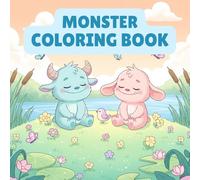 Monster Coloring Book: 50 Fun and Creepy Pages of Cute Monsters, Horror Scenes, and Kawaii Beasts - Perfect Gift for kids and adults