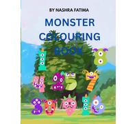 Monster colouring book
