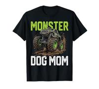 Monster Dog MOM Truck Family Matching Mud Racing Camiseta