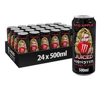 Monster Energy Juiced Bad Apple, Bebida Energética, Pack 24 latas 500 ml