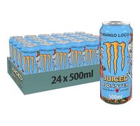 Monster Energy Juiced Mango, Bebida Energética, Pack 24 latas 500ml