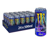 Monster Energy Lewis Hamilton, Bebida energ?tica sin Az?car Sabor Melocot?n y Nectarina Lata de - Pack de 24 Latas de 500 ml