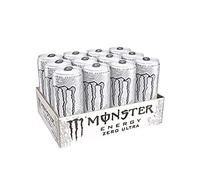 Monster Energy Monster Chefsneed Monster Energy Ultra Zero Bebida, (paquete de 12 latas x 500 ml cada una), vegetariana