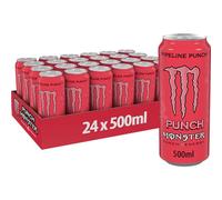 Monster Energy Pipeline Punch - 24 latas de 500 ml, bebida energética con taurina, L-carnitina, inositol y vitaminas del grupo B, sabor fruta pasion naranja guayaba