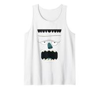 Monster Frankenstein Face Simple Easy Disfraz de Halloween Camiseta sin Mangas