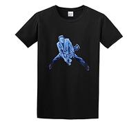 Monster Frankenstein Guitar Black Mike Bell Lowbrow Art T-Shirt Man's Fashion Cotton Black Clothes, Negro , 3XL