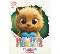 Monster Friends Coloring Book: Coloring & Activity Quest