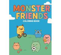 Monster Friends Coloring Book for Kids