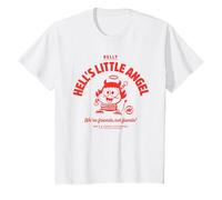 Monster Fun Hell's Little Angel Helly Halloween Niños Camiseta