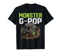 Monster G-Pop Truck Día del Padre Montar en Barro Camiseta