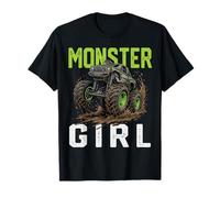 Monster Girl Truck Family Matching Mud Racing Camiseta