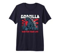 Monster - Godzilla Run For Your Life Camiseta Premium