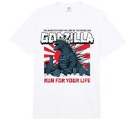 Monster - Godzilla Run For Your Life Comfort Colors Adult Heavyweight T-Shirt
