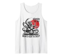 Monster Groove: ritmos del baterista profundo Rock N Roll Camiseta sin Mangas