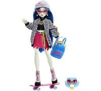 Mattel - Monster High - Muñeca Ghoulia con mascota y accesorios ㅤ