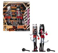 Monster High Boo-riginal Creeproduction Doll 2-paquete de 2-paquete y reproduccin coleccionables de PurrsePhone con soportes de muecas y diario
