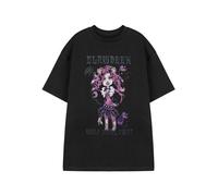 Monster High Camiseta Howl Feet de Manga Corta para Mujer (NS8525)
