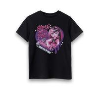 Monster High - Camiseta Slay All Day Niñas (7-8 años) (Negro)