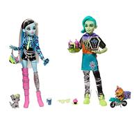 Monster High Coffee Break Frankie Stein & Deuce Gorgon - Juego de muñecas