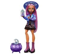 Monster High Doll, Moonspell Magic Layla Stone The Crystal Witch with Cauldron S